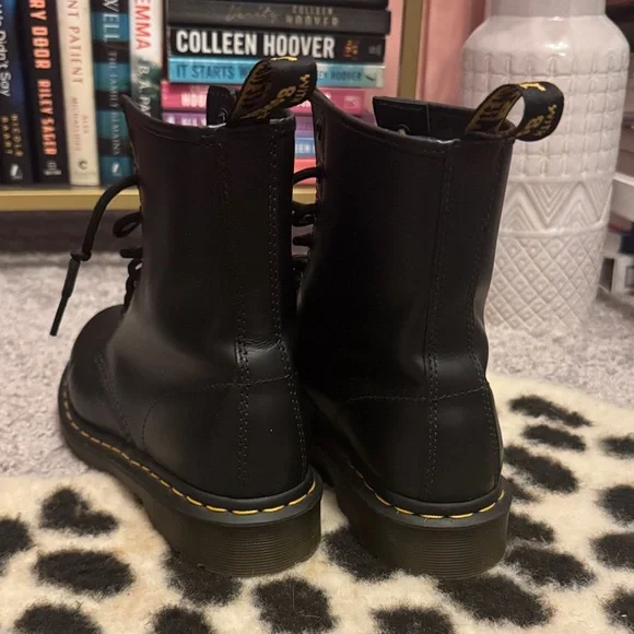 Dr. Martens Black Combat Boots - Picture 5 of 9